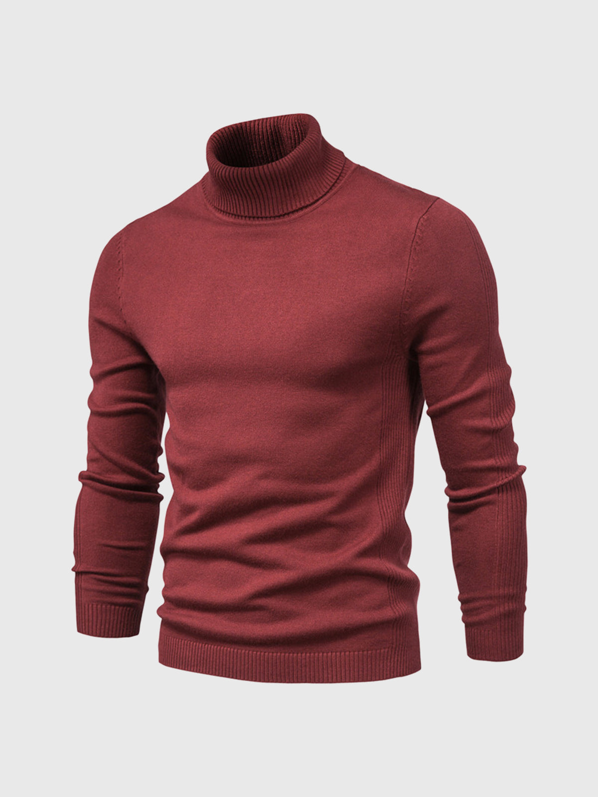 Herren Rollkragenpullover | Zeitloser & Leichter Strickpullover für Alltag & Business | Leon