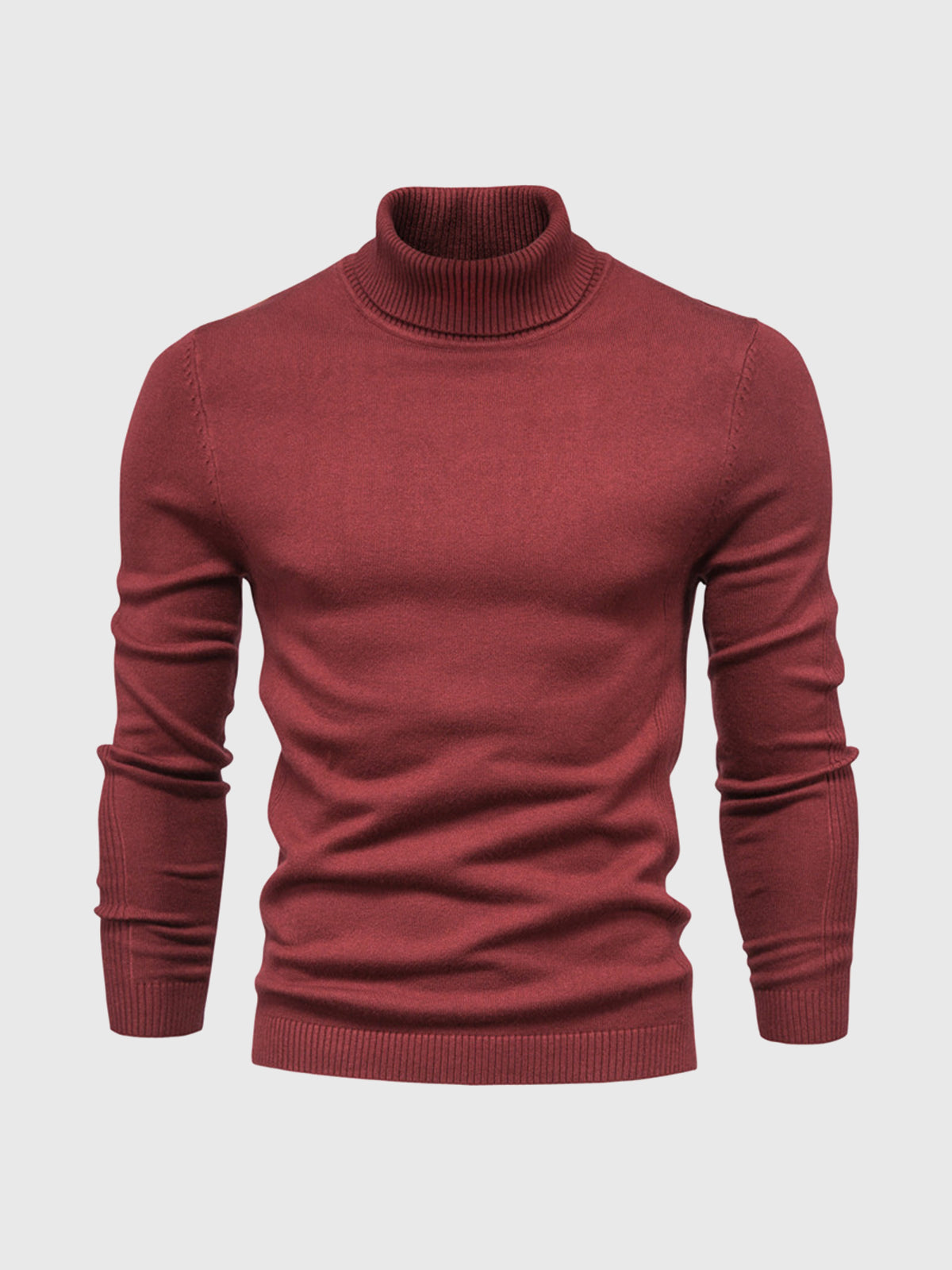 Herren Rollkragenpullover | Zeitloser & Leichter Strickpullover für Alltag & Business | Leon