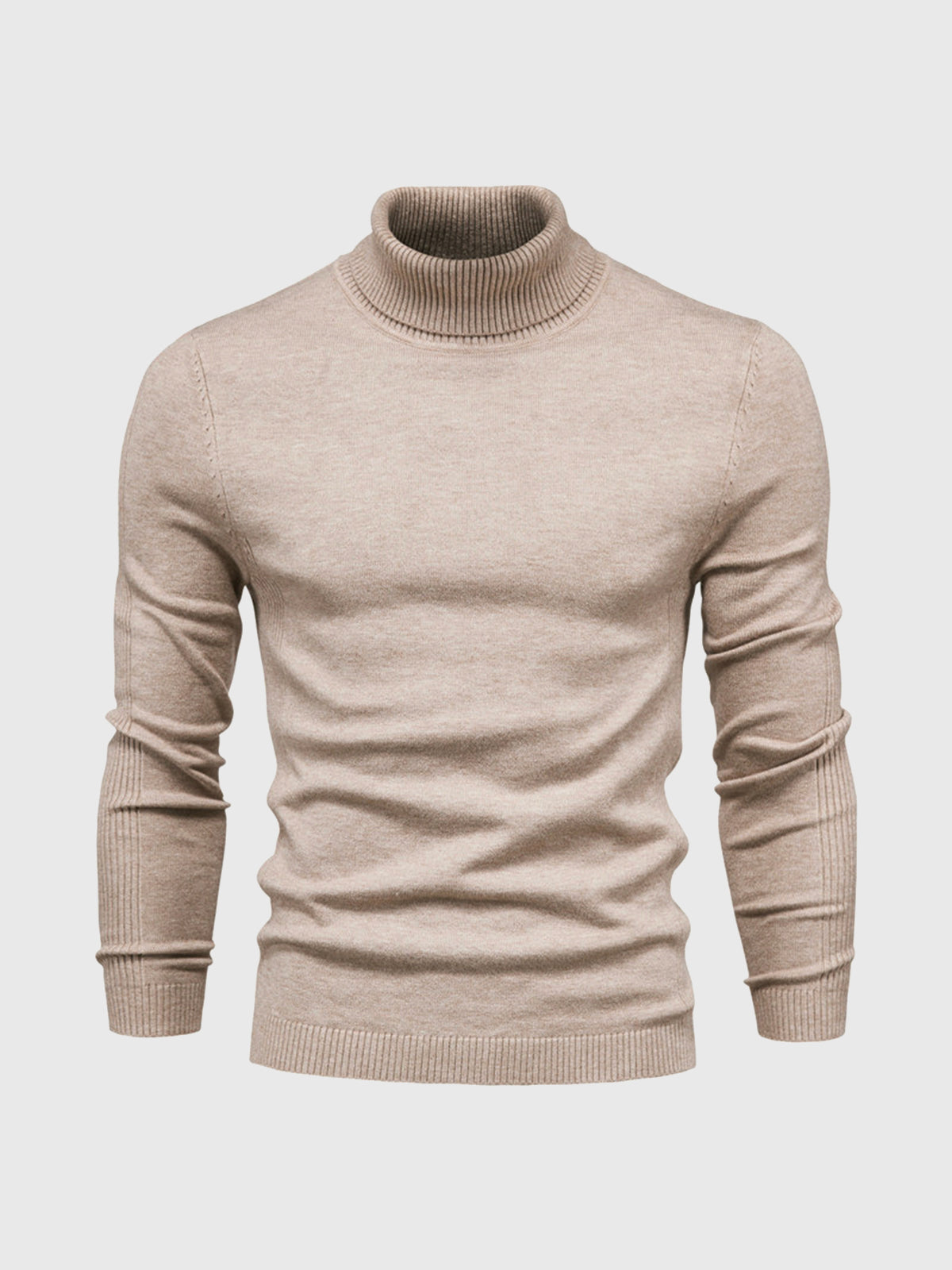 Herren Rollkragenpullover | Zeitloser & Leichter Strickpullover für Alltag & Business | Leon