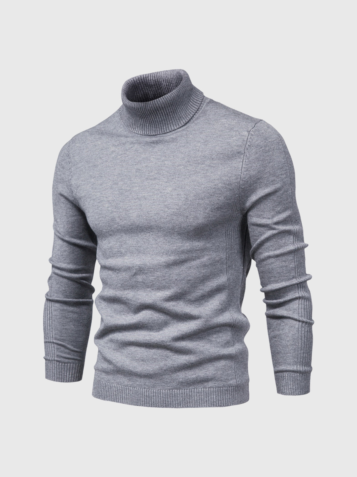 Herren Rollkragenpullover | Zeitloser & Leichter Strickpullover für Alltag & Business | Leon