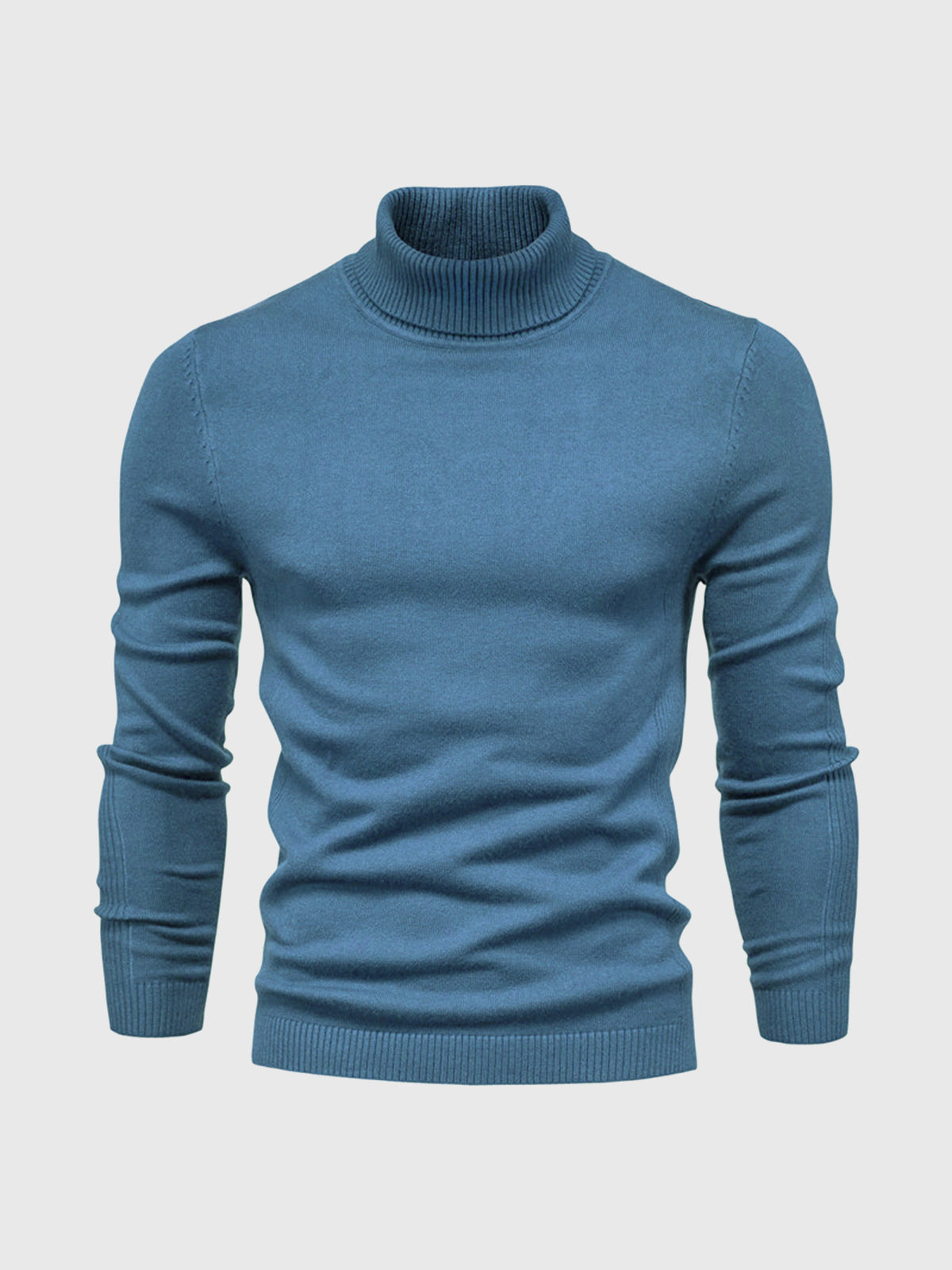 Herren Rollkragenpullover | Zeitloser & Leichter Strickpullover für Alltag & Business | Leon