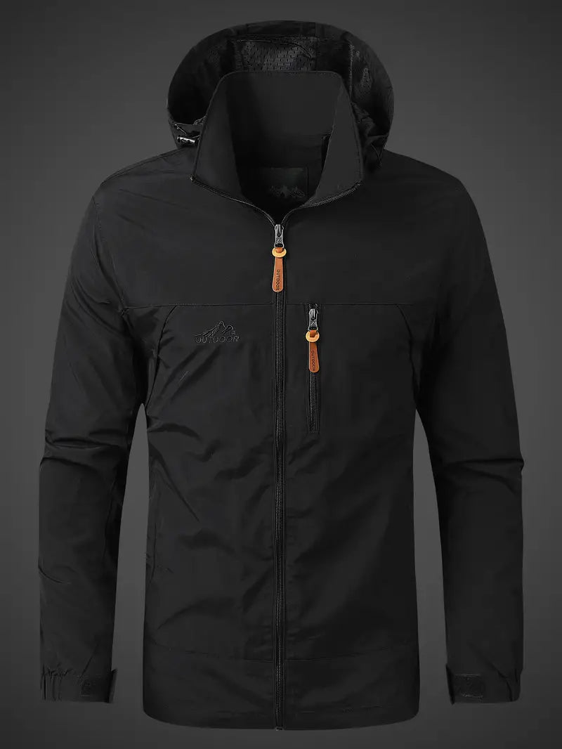 Herren Outdoorjacke | Wasserdicht & Winddicht | Funktionale Leichte Übergangsjacke | Lukas