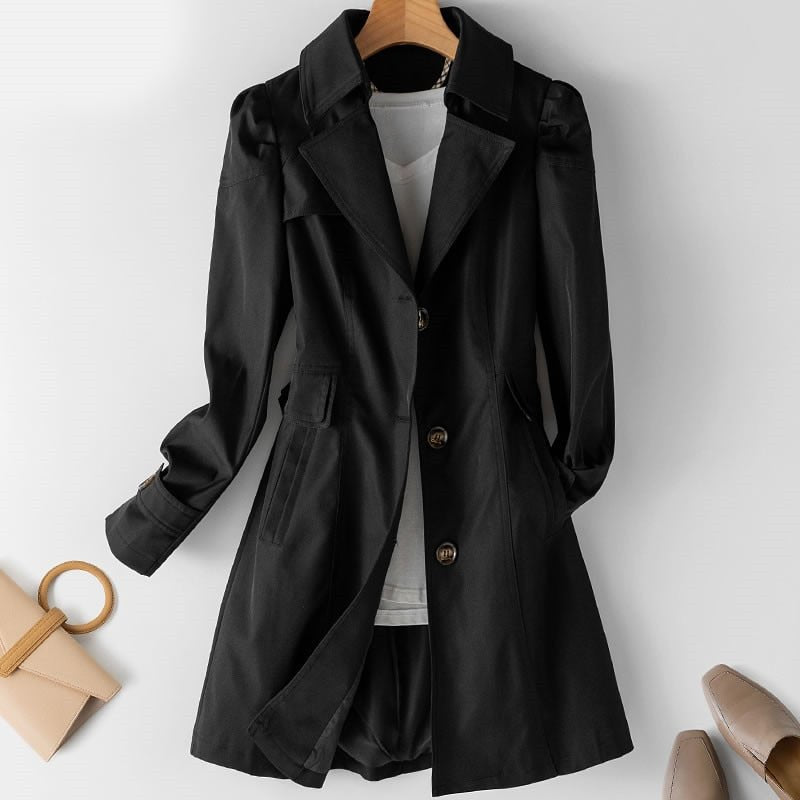 Trenchcoat Damen | Elegante Übergangsjacke für Alltag & Büro | Clara