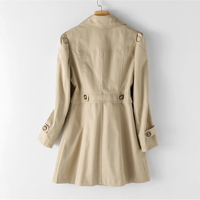 Trenchcoat Damen | Elegante Übergangsjacke für Alltag & Büro | Clara