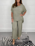 Damen Zweiteiler Set – Oversized Loungewear