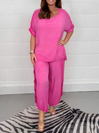 Damen Zweiteiler Set – Oversized Loungewear