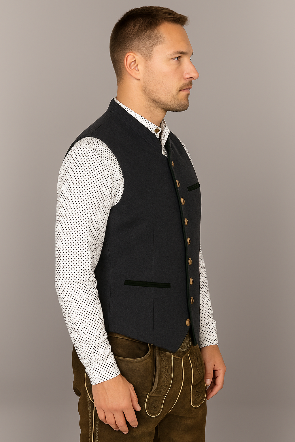 Elegante Trachtenweste für Herren | Klassischer Stil & Hoher Tragekomfort | Johann