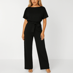 Ella Eleganter Damen Jumpsuit mit Gürtel