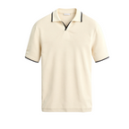 Herren Slim Fit Poloshirt mit Kontrastkragen