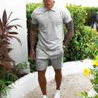 Polo- und Shorts Set Herren