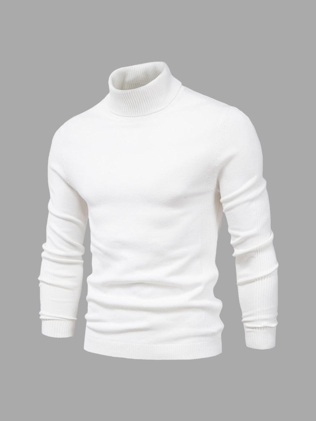 Herren Rollkragenpullover | Zeitloser & Leichter Strickpullover für Alltag & Business | Leon