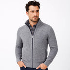 Herren Strickjacke mit Reißverschluss – Modernes Design