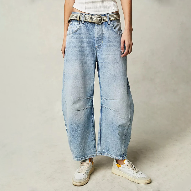 Lucy – High Waist Relaxed Jeans Damen