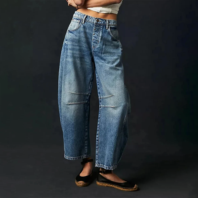 Lucy – High Waist Relaxed Jeans Damen
