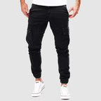 Schmale Herren Cargo Chino Hosen