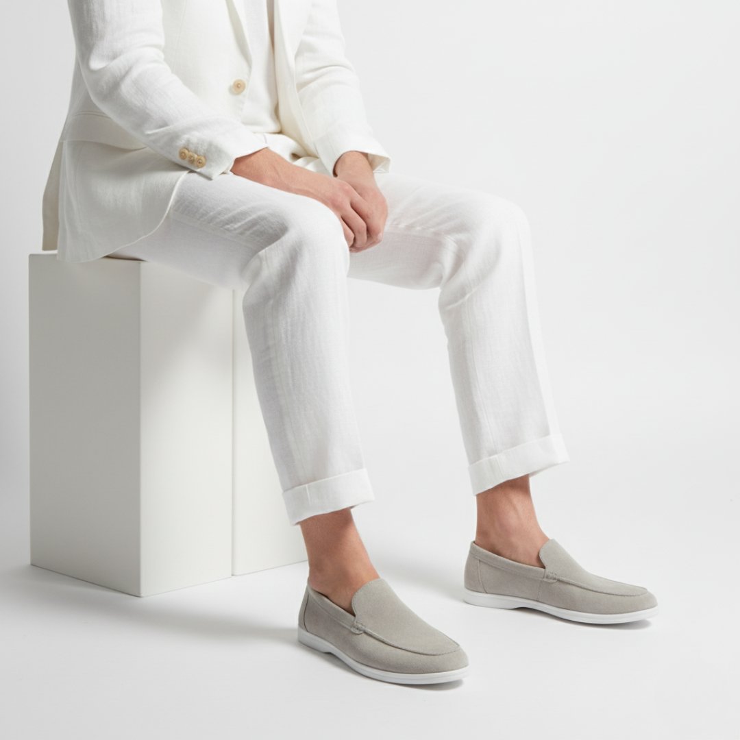 Herren Wildleder Slip-On Schuhe – Elegante Loafer