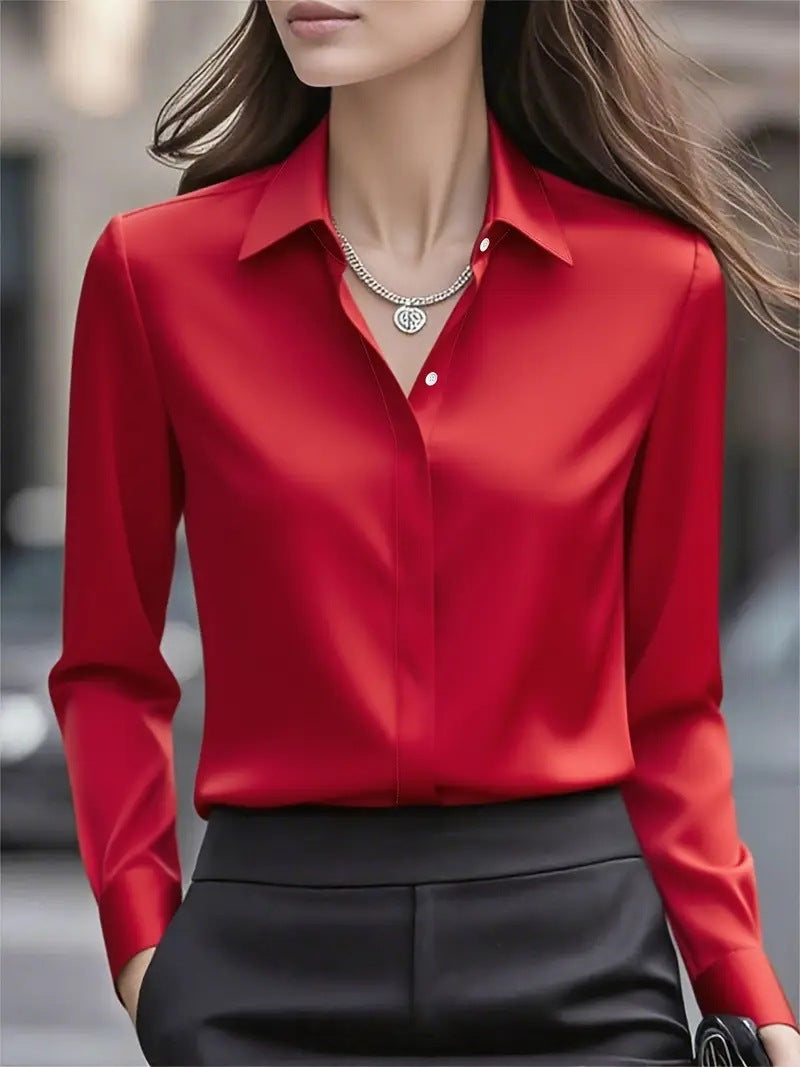 Elegante Seidenbluse für Damen – Zeitloser Chic