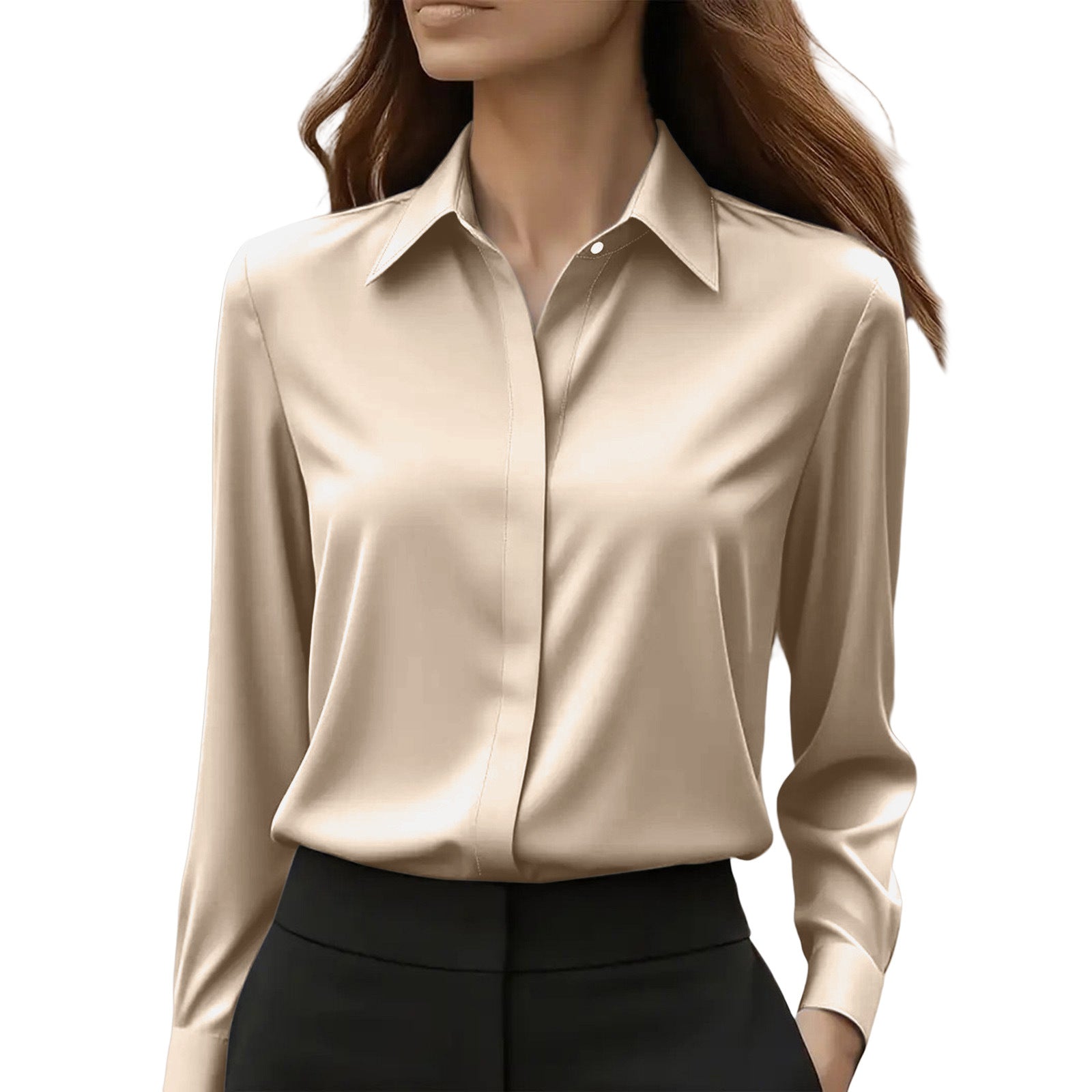Elegante Seidenbluse für Damen – Zeitloser Chic