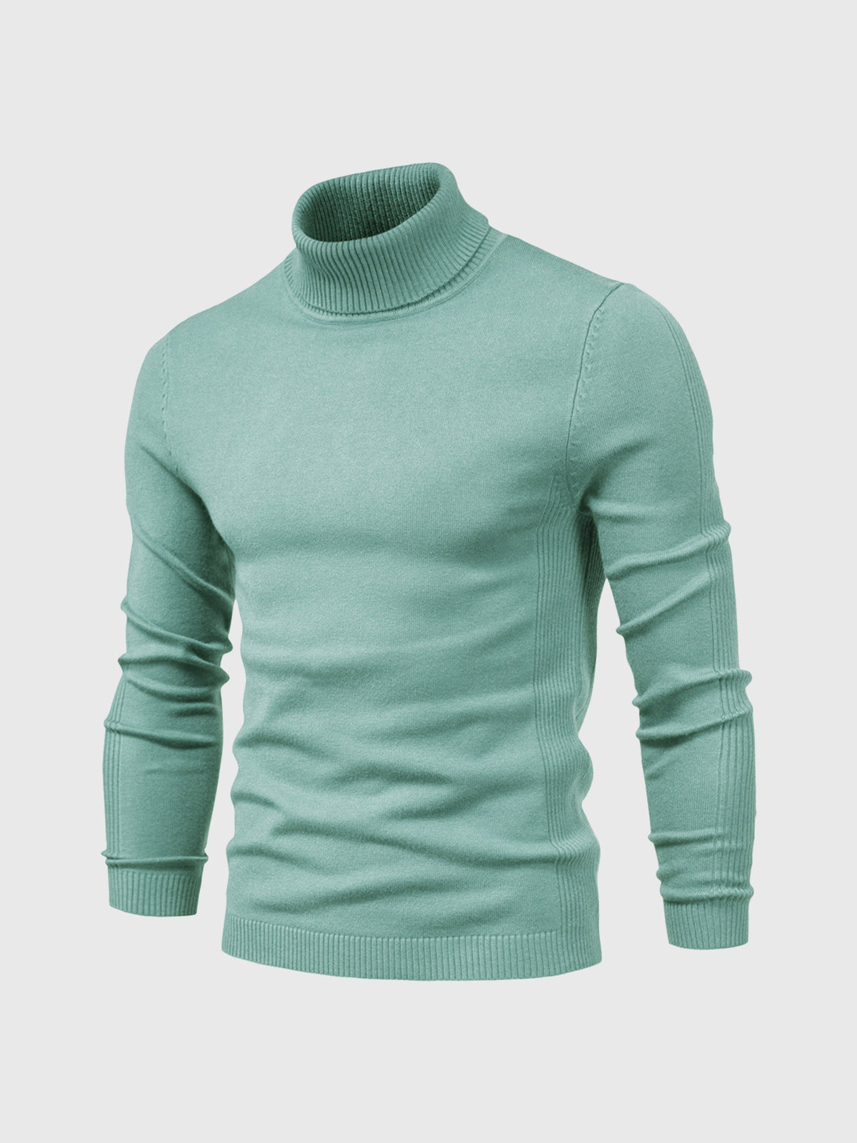 Herren Rollkragenpullover | Zeitloser & Leichter Strickpullover für Alltag & Business | Leon