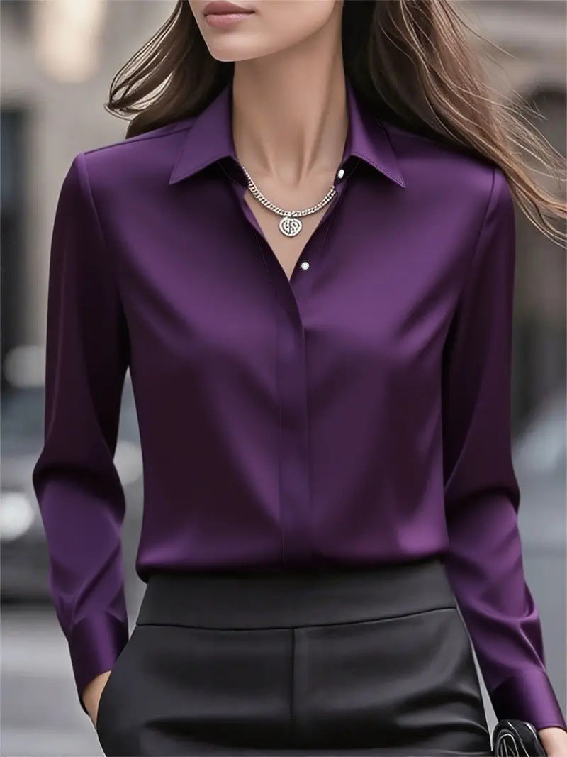 Elegante Seidenbluse für Damen – Zeitloser Chic