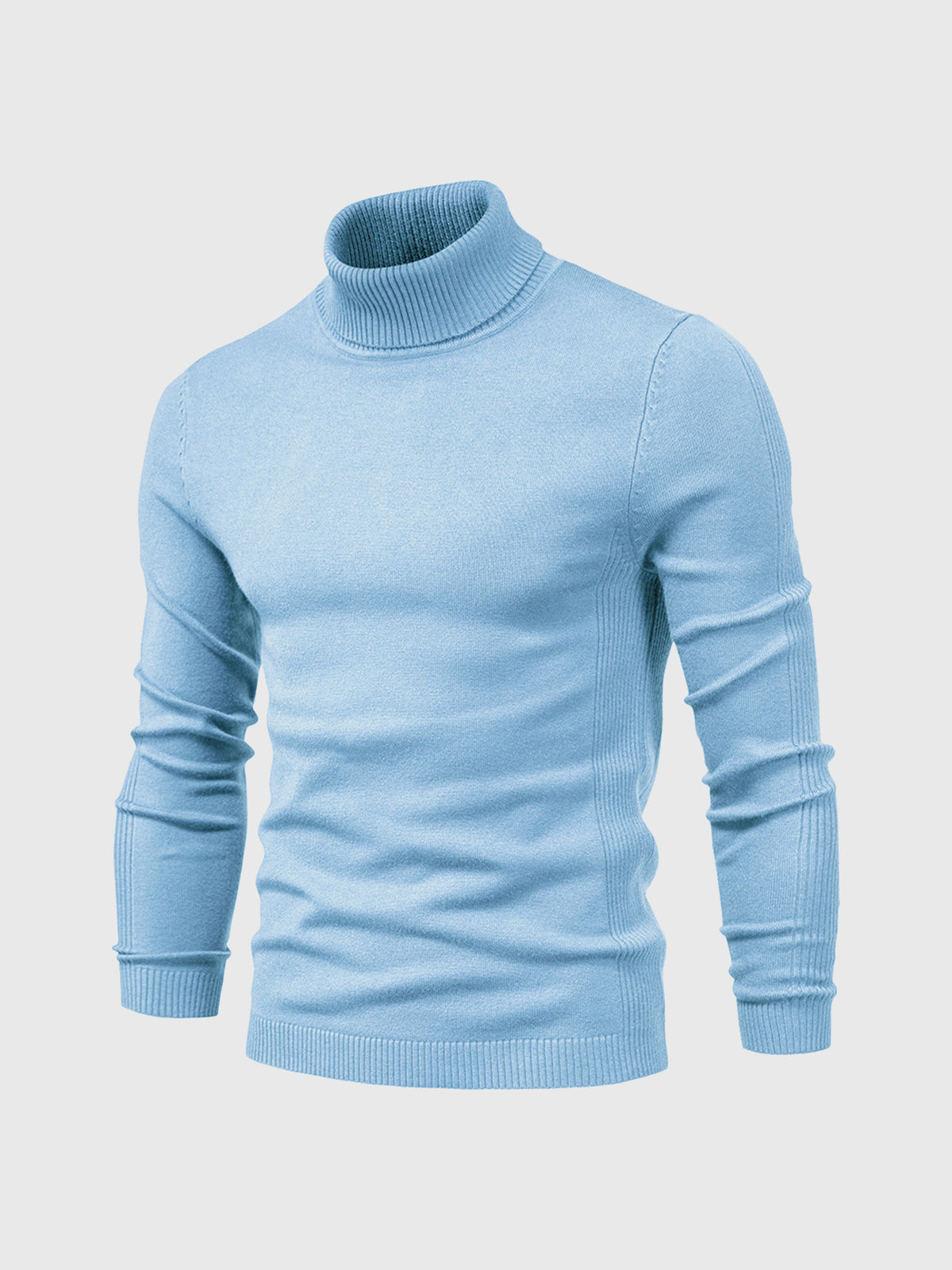 Herren Rollkragenpullover | Zeitloser & Leichter Strickpullover für Alltag & Business | Leon