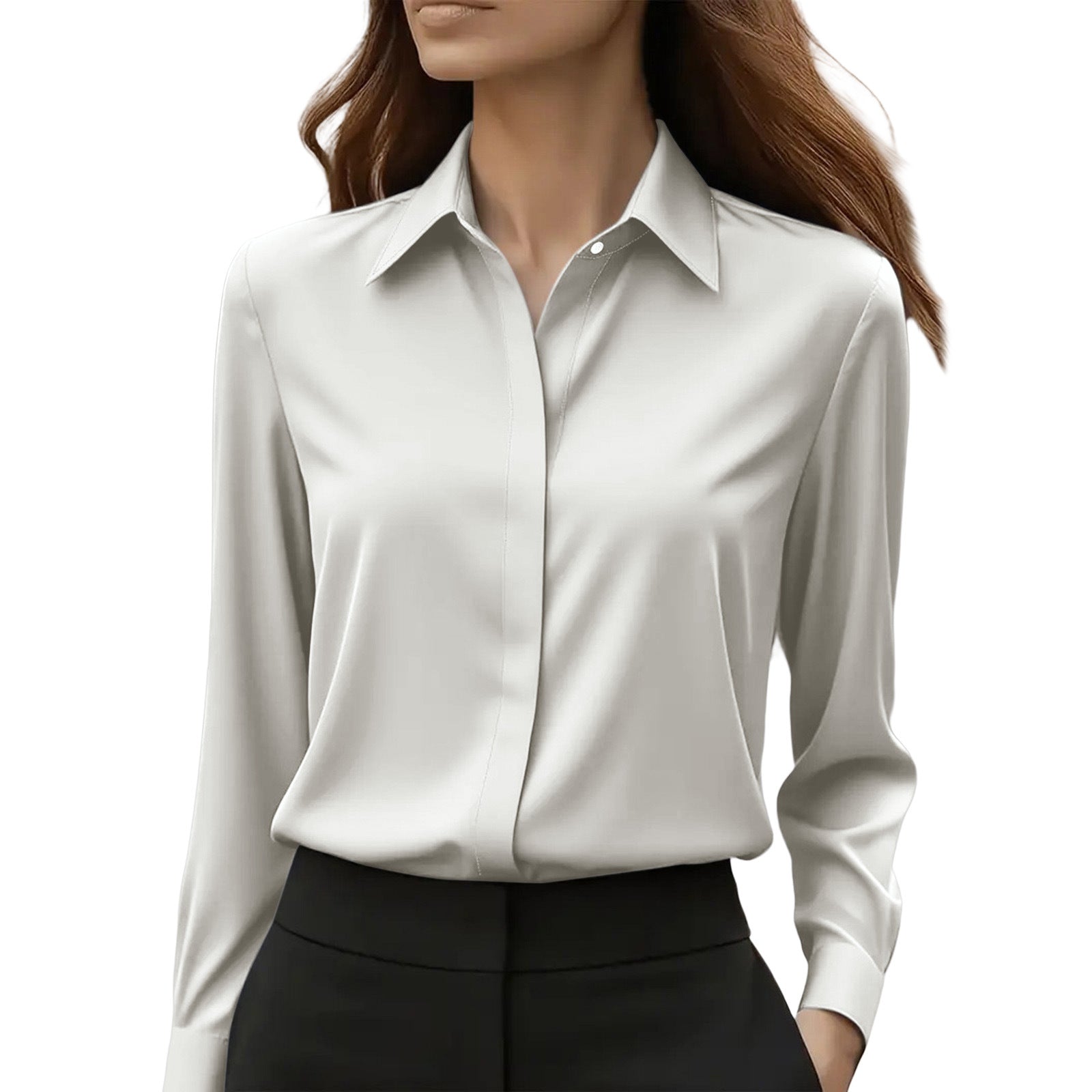 Elegante Seidenbluse für Damen – Zeitloser Chic