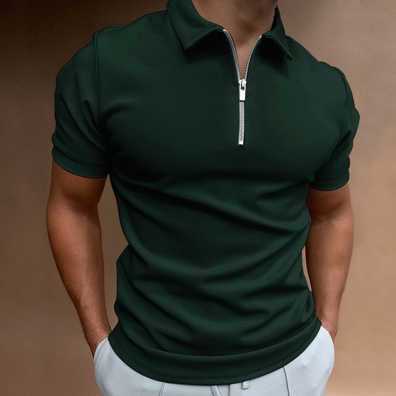 Seph Polo - Elegantes einfarbiges Polo-Shirt