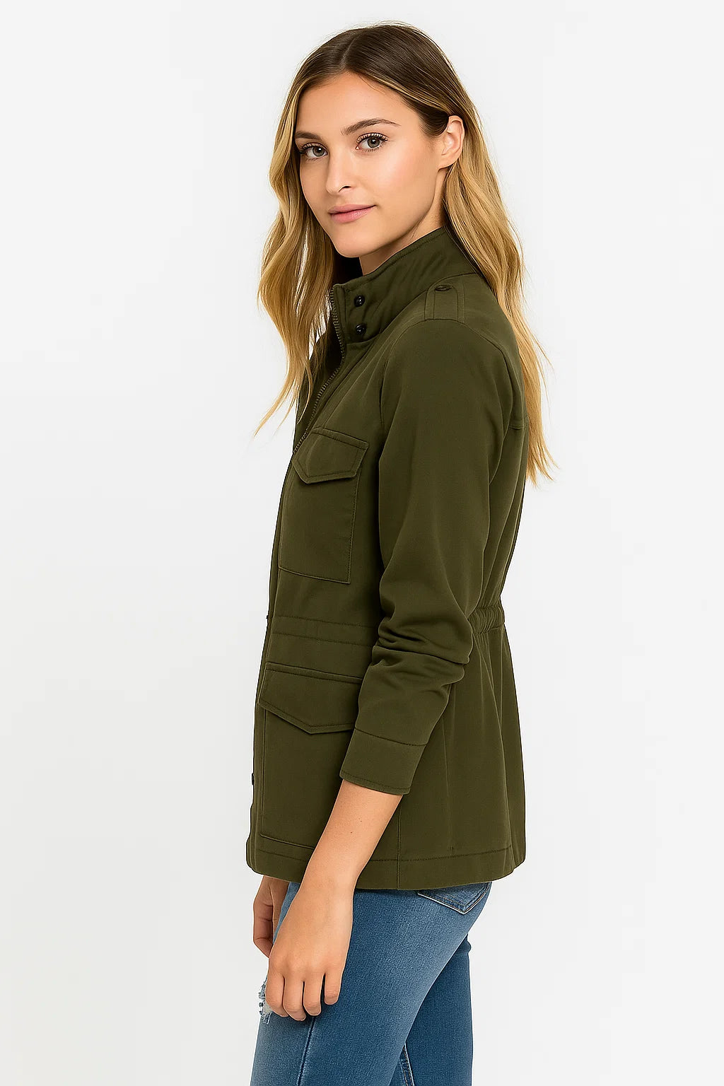 Weiche Damen-Jeansjacke– Bequemer Alltagsstil