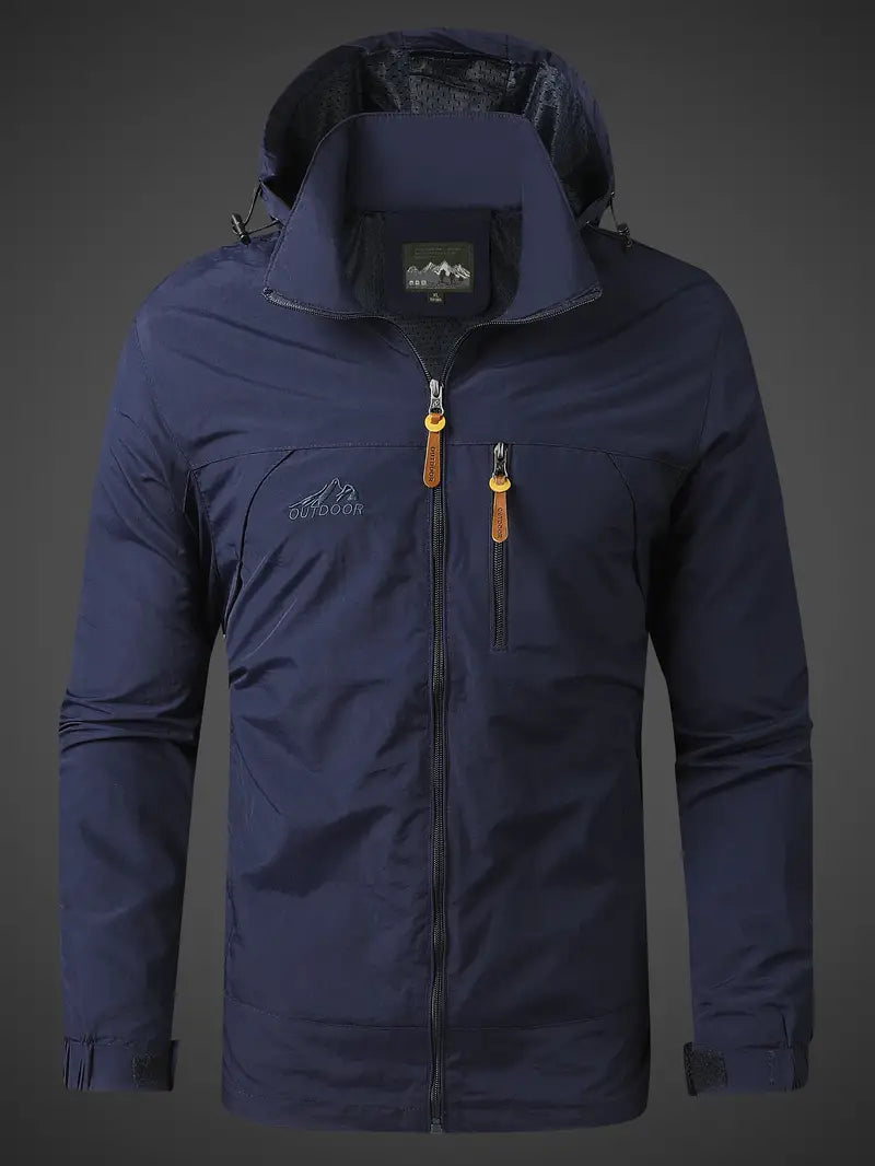 Herren Outdoorjacke | Wasserdicht & Winddicht | Funktionale Leichte Übergangsjacke | Lukas