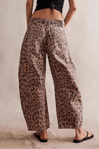 Zadie Barrel Jeans mit weitem Bein und mittlerer Taille