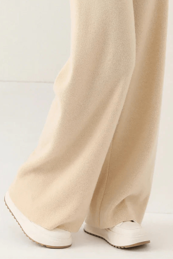 Hochgeschnittene Cashmere-Hosen für Frauen - Elira