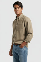 Herren Langarmhemd | Klassisches Baumwollhemd im Business- & Freizeitstil