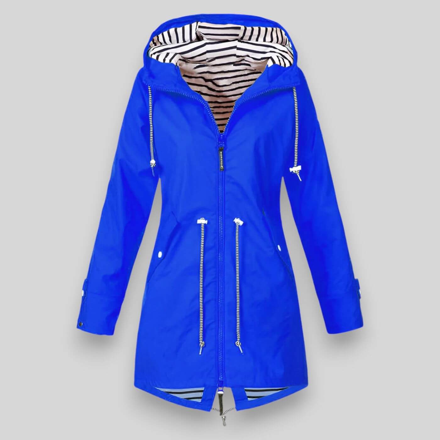 Wasserdichte Regenjacke Damen | Leichte Übergangsjacke mit Kapuze | Elina