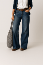Mia Damen Wide Leg Jeans