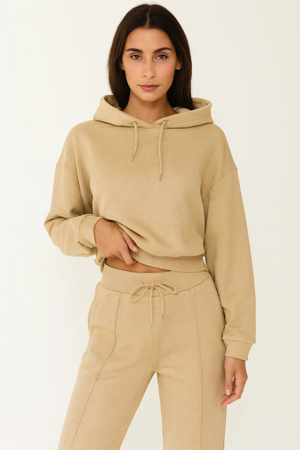 Damen Hoodie-Set mit weitem Bein | Loungewear
