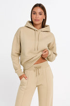 Damen Hoodie-Set mit weitem Bein | Loungewear