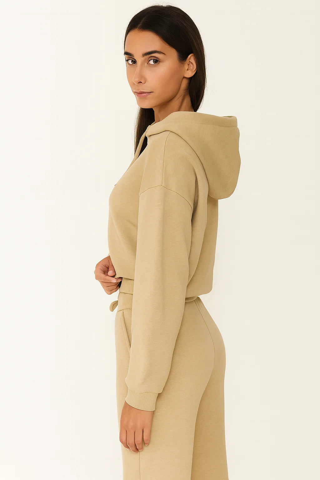 Damen Hoodie-Set mit weitem Bein | Loungewear