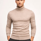Herren Rollkragenpullover | Zeitloser & Leichter Strickpullover für Alltag & Business | Leon