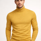 Herren Rollkragenpullover | Zeitloser & Leichter Strickpullover für Alltag & Business | Leon