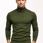 Herren Rollkragenpullover | Zeitloser & Leichter Strickpullover für Alltag & Business | Leon