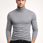 Herren Rollkragenpullover | Zeitloser & Leichter Strickpullover für Alltag & Business | Leon