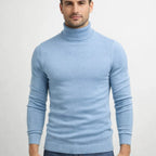 Herren Rollkragenpullover | Zeitloser & Leichter Strickpullover für Alltag & Business | Leon