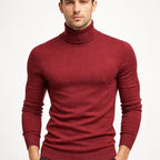 Herren Rollkragenpullover | Zeitloser & Leichter Strickpullover für Alltag & Business | Leon