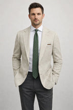 Herren Blazer im Slim Fit mit leichtem Strukturstoff