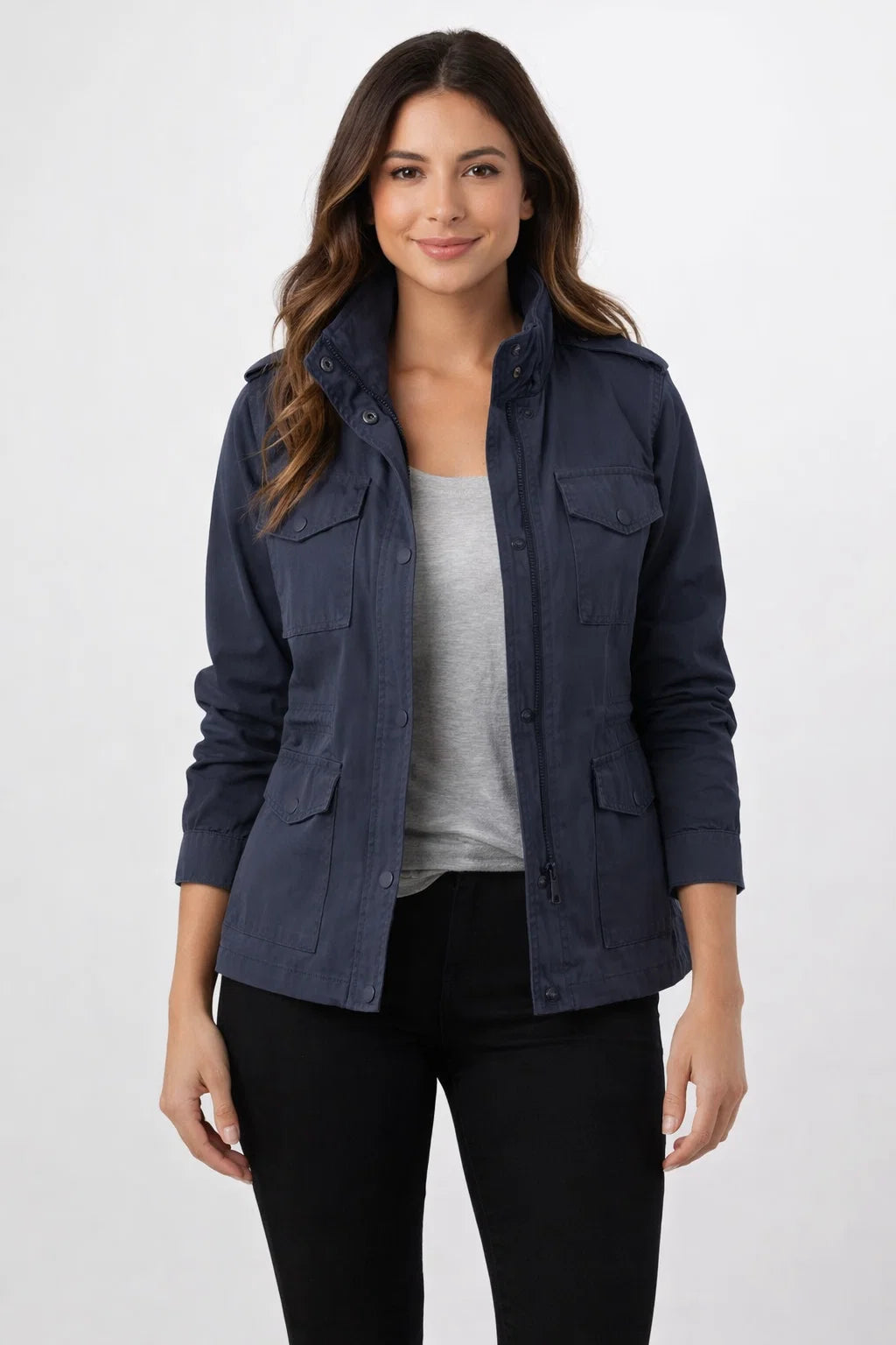 Weiche Damen-Jeansjacke– Bequemer Alltagsstil