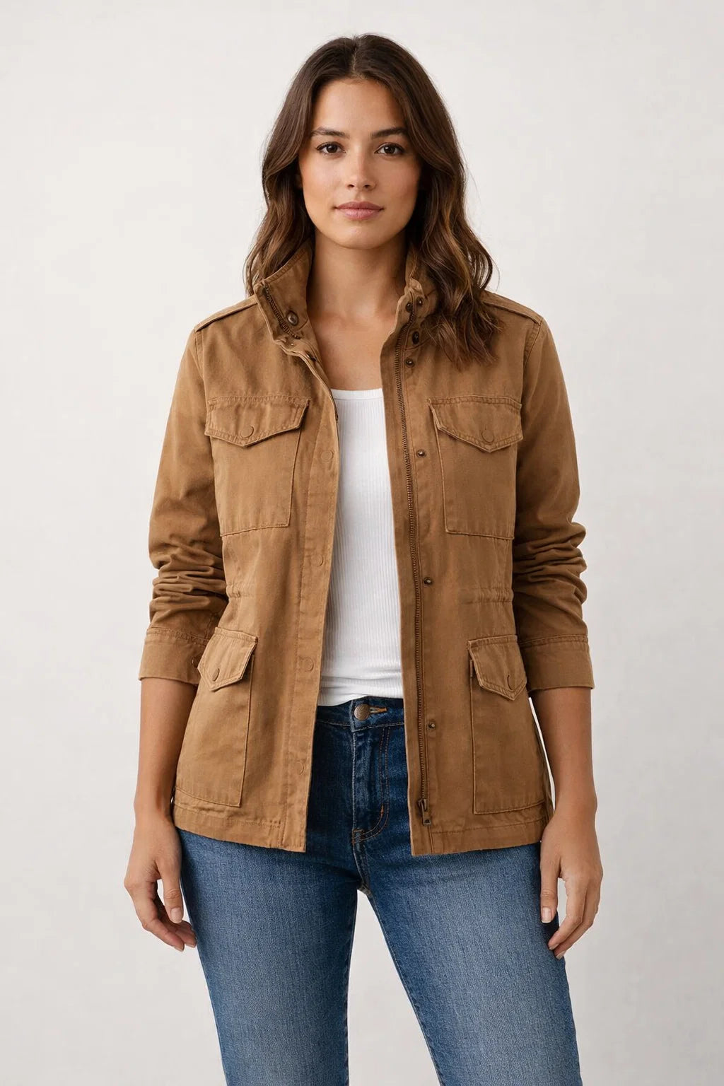 Weiche Damen-Jeansjacke– Bequemer Alltagsstil