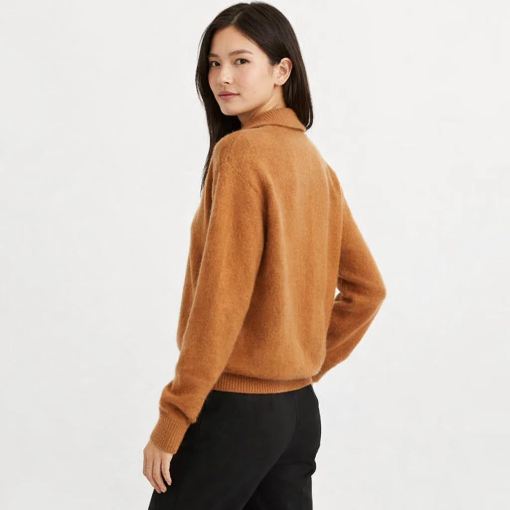 Strickcardigan mit asymmetrischer Knopfleiste | Damen