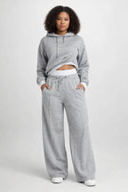 Damen Hoodie-Set mit weitem Bein | Loungewear