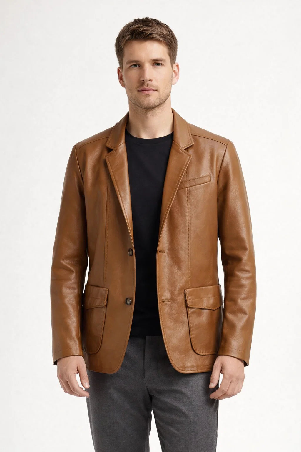 Celso - Modische Lederjacke für stilbewusste Träger