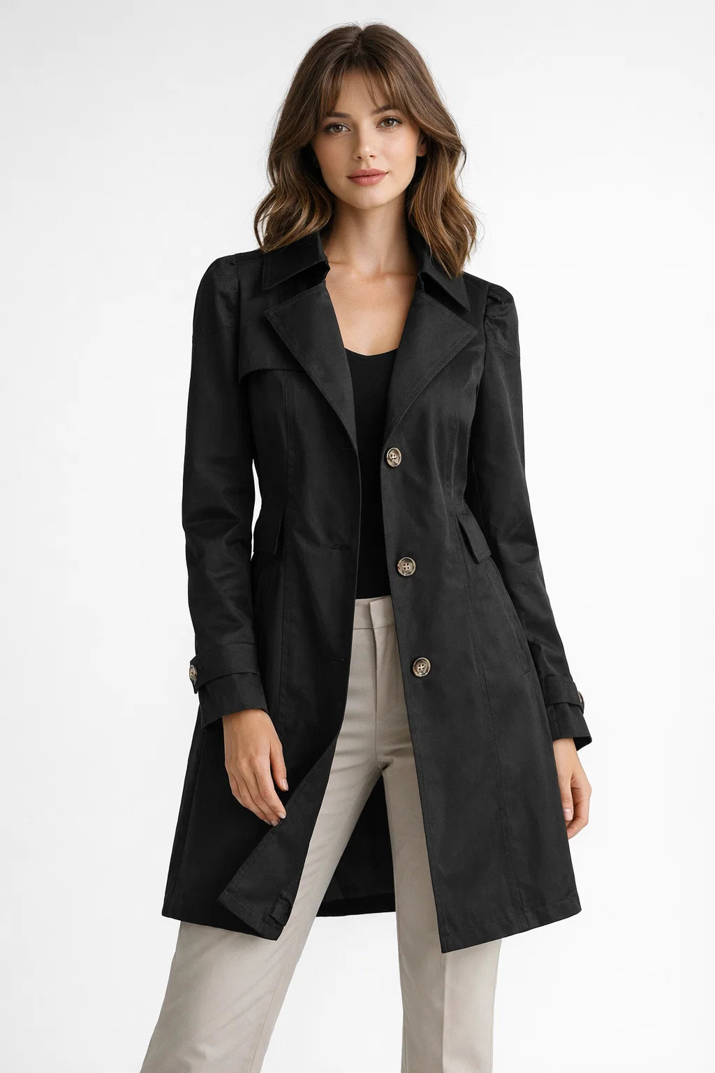 Eleganter Damen Trenchcoat für den Übergang